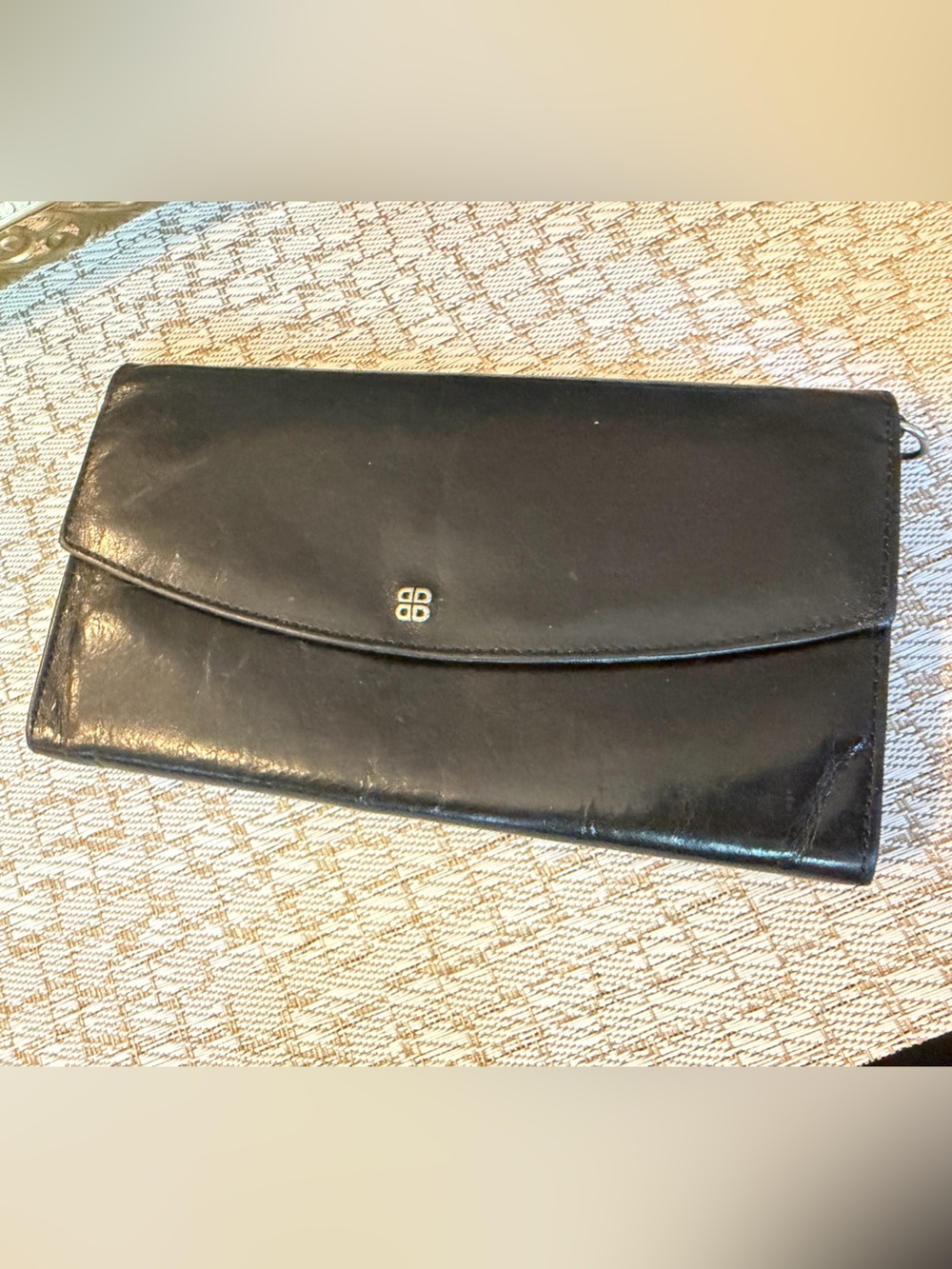 Vintage Bosca Black leather women’s wallet